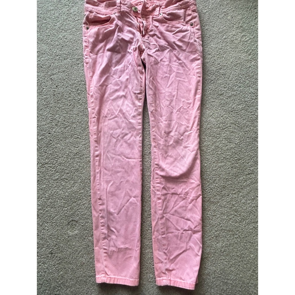 US Polo Assn Pink Colored Denim Jeans Girls Size 11 12 Skinny Fit Cotton‎ Blend